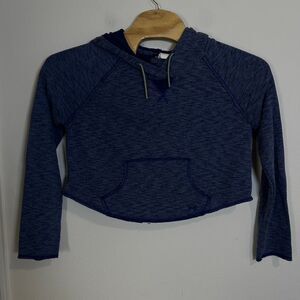 Under Armour Cropped Heathered Blue Athletic‎ Hoodie Semi-Fitted MD/M